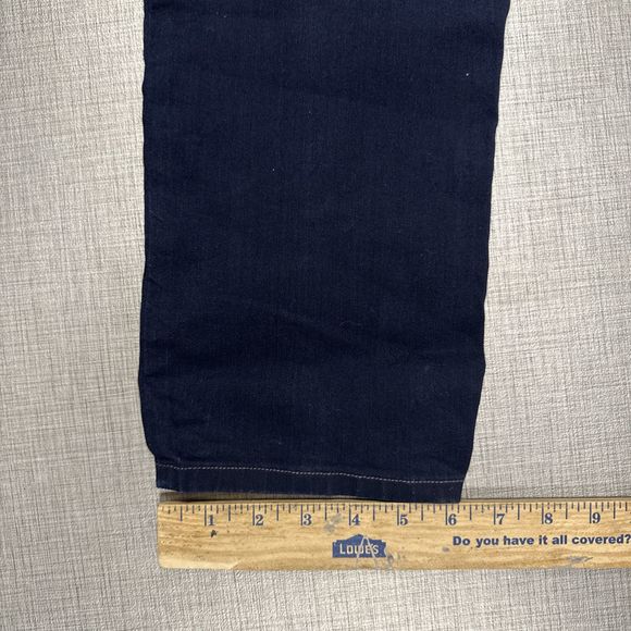 NYDJ Womens Size 12  Blue Denim Ankle Skinny Fit Stretch Legging Pant Trouser - Picture 9 of 9